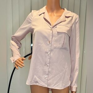 Elegant Blush Button-Down Shirt